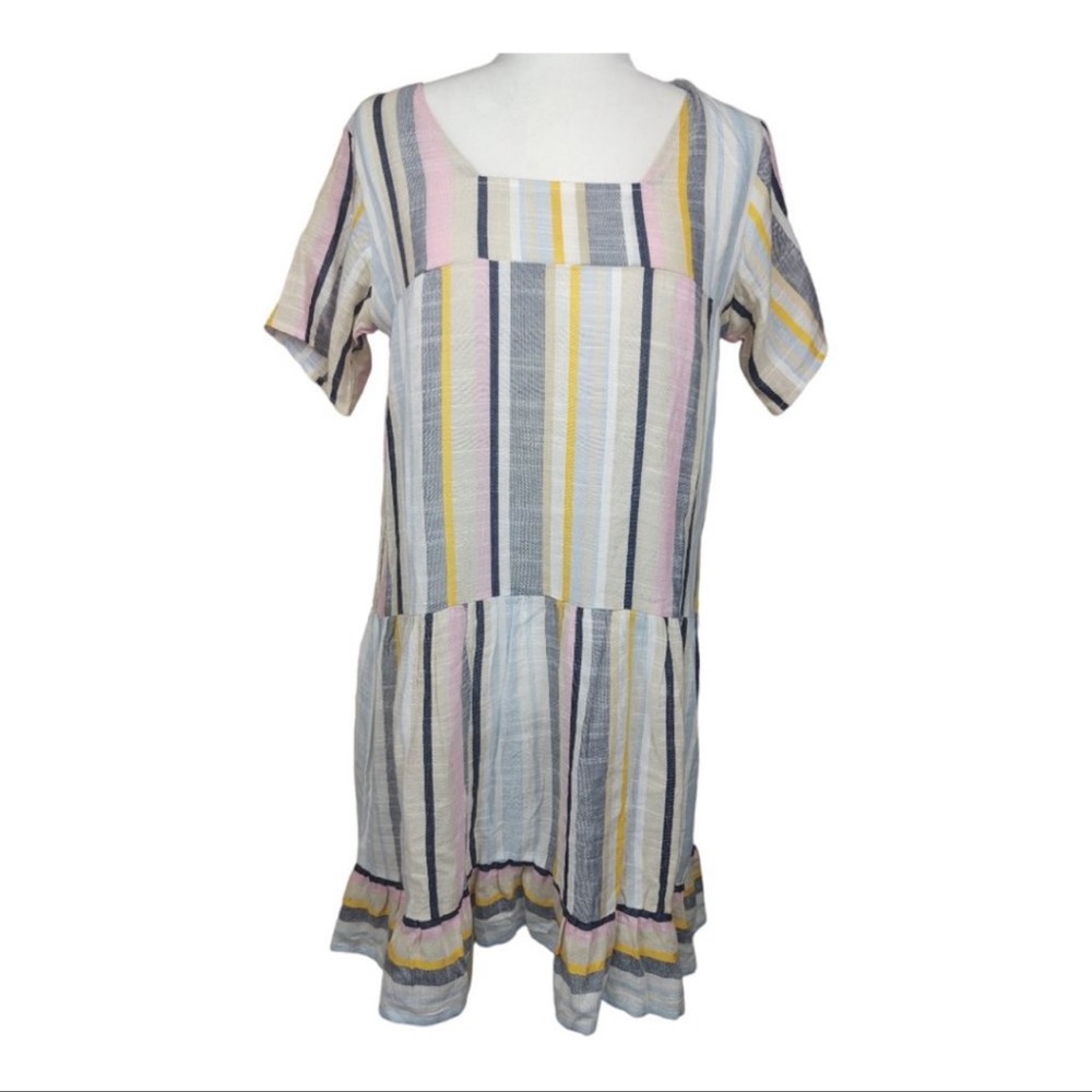 Evy's Tree The Briar 3302 Multicolor Stripe Dress/ Tunic Size Small